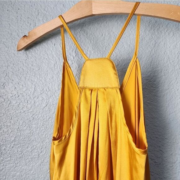 Alisha Levine 100% silk lagenlook luxecore sleeveless midi dress - Picture 4 of 8